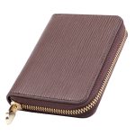 Men Solid Color Short Zipper Wallet - Image 11