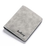 Men Wallet Short Student Wallet Retro Frosted Two Fold Vertical Wallet Multi-Card - Image 11