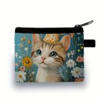 Creative Cat Print Coin Storage Wallet - Image 6