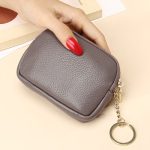 Women Fashion Solid Color Zipper Small Wallet - Image 11