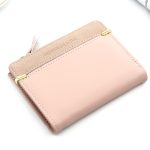 Women Cute Buckle Patchwork Design PU Wallet - Image 12