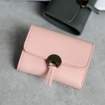 Women Fashion Solid Color Retro Tri-Fold Compact Wallet - Image 17
