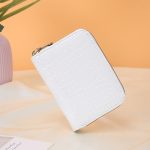 Women Fashion Shiny Crocodile Compact Wallet - Image 18