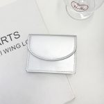 Women Fashion Simple Solid Color Flap Mini Wallet - Image 11