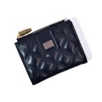 Women Fashion Simple Quilted Zipper Mini Wallet - Image 11