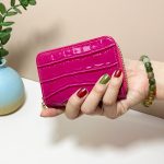 Women Fashion Crocodile Anti-Degaussing Multi-Card Mini Zipper Wallet - Image 11