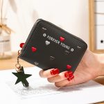 Women Fashion Cartoon Multicolor Heart Tassel Zipper Mini Wallet - Image 11
