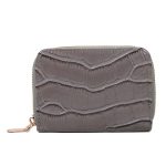 Unisex Fashion Crocodile Zip Mini PU Wallet - Image 11