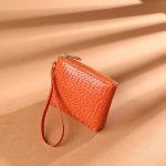 Women Vintage Crocodile Embossed Zip Mini Wallet - Image 11