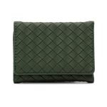 Women Fashion Solid Color Woven Multi-Card Folding Wallet - Image 11