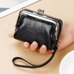 Wholesale Women Simple Multi-Card Buckle PU Wallet - Image 11