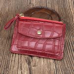 Women Fashion Candy Color Crocodile Multi-Card Wallet - Image 11