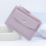 Women Simple Flap Zipper Card Wallet - Image 11
