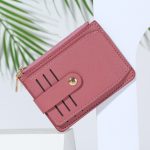 Women Fashion Simple PU Zipper Wallet - Image 11