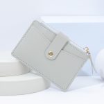 Women Fashionable Simple Multi-Card Zipper PU Wallet - Image 11
