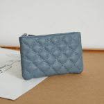 Women Fashion Rhombic PU Square Zipper Wallet - Image 11