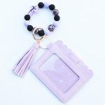 Wholesale Women Fashion Cross Bracelet Keychain Card Wallet - Image 8