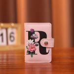 Women Fashion Letter Floral Element Printed Small Card Bag Wallets - Image 10