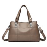 Wholesale Wome Fashion Simple Solid Color Multi-Layer Large Capacity Handag - Image 6