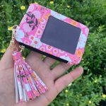 Women Fashion Floral Printed Multi-Function Pu Leather Zipper Multi-Card Wallet - Image 7