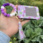 Wholesale Fashion Printed Silicone Bead Tassels Bracelet Pu Leather Wallet - Image 3