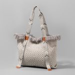 Bohemian Large Capacity Tassel Canvas Tote Bag - Image 11