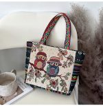 Wholesale Women Fashion Ethnic Embroidered Canvas Tote Bag - Image 11