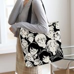 Women'S Fashion Graffiti Vintage Large Capacity Canvas Tote Bag - Image 29