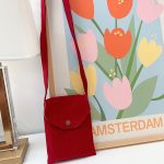 Women Fashionable Simple Macaroon Solid Color Canvas Mini Crossbody Bag - Image 11