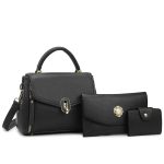 Wholesale Elegant Solid Color Large Capacity Handbag Set - Image 7