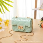Wholesale Women Fashion Simple Solid Color Flap Metal Buckle Mini Chain Shoulder Crossbody Bag - Image 11