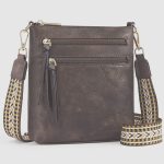 Women Multi-Zipper Pocket Vertical Crossbody Bag - Image 8