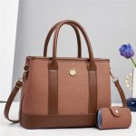 Women Fashion Casual Large Capacity Handbag Two-Piece Set - Image 10