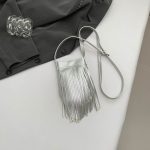 Wholesale Women Fashion Mini Solid Color Tassel Mobile Phone Crossbody Bag - Image 11