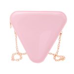 Women Fashion Creative PVC Triangle Chain Mini Crossbody Jelly Bag - Image 10