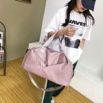 Wholesale Fashion Casual Solid Color Portable Dry And Wet Separation Fitness Travel Duffle Bags - Image 10