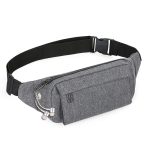 Wholesale Men Casual Sports Commuter Solid Color Waist Chest Bag - Image 11