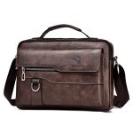 Wholesale Men Fashion Casual Retro PU Crossbody Bag - Image 13