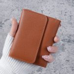 Wholesale Simple Solid Color Multi-Function Card Bag Three-Fold Wallet - Image 11