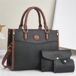 Wholesale Women Fashion Casual Bag Large-Capacity Handbag Three-Piece Set - Image 7