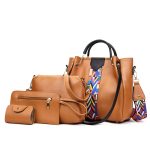 Women Fashion Retro Handbag Four-Piece Bag Set - Image 11