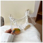 Women Fashion Casual Solid Color Transparent Shoulder Bag - Image 9