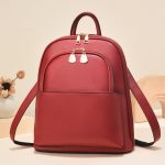 Wholesale Travel School Women Pu Leather Backpack - Image 12