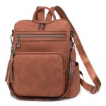 Wholesale Winter Vintage Fashion Women Leopard Backpack - Image 12