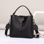 Wholesale Women'S Fashion All-Match Bucket Bag Genuine Leather Handbag - Image 12
