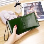 Wholesale Zipper Clutch Solid Color Purse - Image 10
