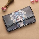 Wholesale Women Fashion Vintage Ethnic Style Cartoon Pattern Kids Print Wallet - Image 13