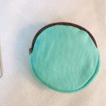 Wholesale Fashion Simple Solid Color Round Canvas Coin Purse - Image 9