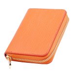 Men Solid Color Short Zipper Wallet - Image 12