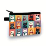 Creative Cat Print Coin Storage Wallet - Image 7